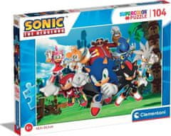 Clementoni Sonic the Hedgehog puzzle 104 darab