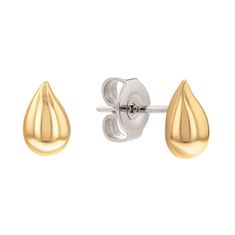 Calvin Klein Gyengéd aranyozott fülbevaló Sculptured Drops 35000071