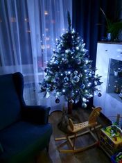 Severno Mesterséges karácsonyfa törzsön Gyémánt fenyő 180 cm