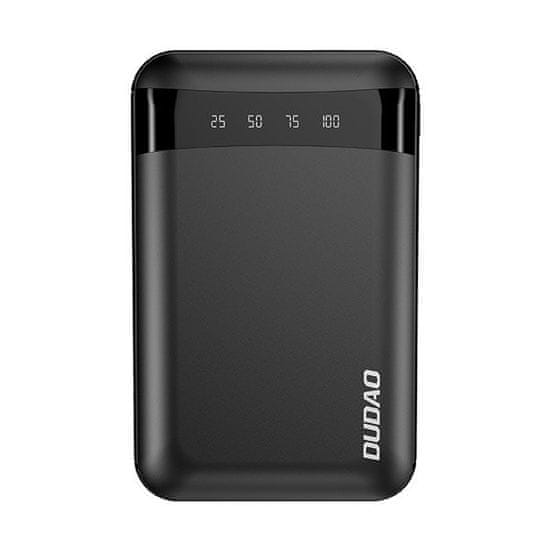 DUDAO K3Pro Power Bank 10000mAh 2x USB, fekete