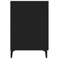 shumee fekete szerelt fa íróasztal 140 x 50 x 75 cm