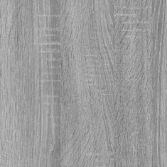 shumee szürke sonoma szerelt fa asztal-kocsi 60 x 45 x 60 cm