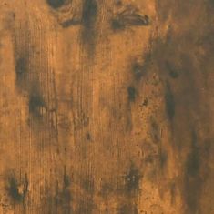 shumee füstös tölgyszínű szerelt fa fürdőszobatükör 40x10,5x37 cm