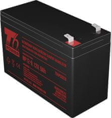 T6 power Akkumulátor-készlet APC Back-UPS BE700BB készülékhez, VRLA, 12 V
