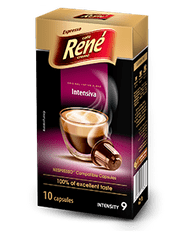 René Intensiva kapszulák Nespresso kávéfőzőbe, 10ks