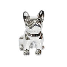 Fernity Francia bulldog figura S ezüst