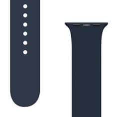 IZMAEL APS szilikon pótszíj Apple Watch Ultra/8/7/6/5/4/3/2/SE (49/45/44/42mm) okosórára - SötétKék