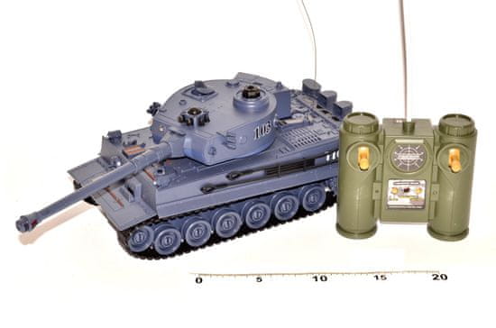 Teddies Tank Tiger RC távirányító 28 cm