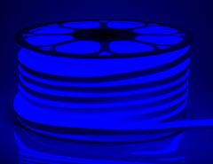 ECOLIGHT LED szalag NEON - 230V - 1m - 8W/m - IP68 - vízálló - kék