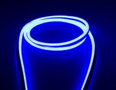 ECOLIGHT LED szalag NEON - 230V - 1m - 8W/m - IP68 - vízálló - kék
