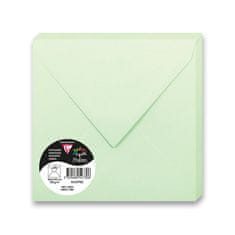 Clairefontaine színes boríték 165 × 165 mm, lime zöld, 20 db, 165 × 165 mm