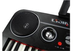 Lean-toys Billentyűs orgona 328-06 mikrofon tápegység Fekete