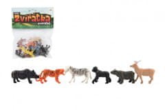 Teddies Állatok mini szafari állatkert műanyag 5-6cm