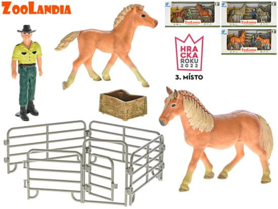 Ló csikóval és tartozékokkal - változat vagy szín keveréke