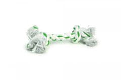 Beeztees Kutyajáték Flossy kötél zöld és fehér 32cm