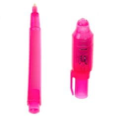 Aga UV toll láthatatlan tintával és UV fénnyel Pink