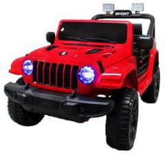 R-Sport Elektromos játékautó Jeep X10 nagy, 2 motoros Piros
