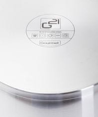 G21 Gourmet Miracle 28 cm-es serpenyő, fedővel, rozsdamentes acél/greblon