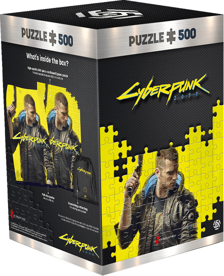 Good Loot Puzzle Cyberpunk 2077 - Keyart férfi V (férfi) 500 darab