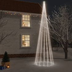 shumee karácsonyfa cövekkel 1134 hideg fehér LED-del 800 cm