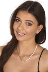 JwL Luxury Pearls Trendi aranyozott nyaklánc valódi folyami gyöngyökkel JL0787