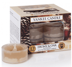 Yankee Candle Yankee gyertya EBONY & OAK teásmécsesek 12 db