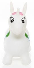 Ugráló állat Skippy Unicorn/White