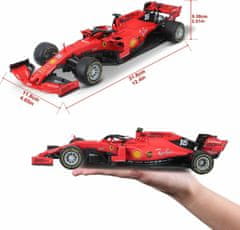 BBurago 1:18 Ferrari Racing F1 2019 SF90 #16 Charles Leclerc - LEC - piros