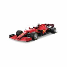 BBurago 1:18 Ferrari Racing SF21 #55 Carlos Sainz - SAI - piros