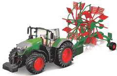 BBurago 1:50 Farm traktor Fendt 1050 Vario aratógéppel
