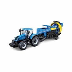 BBurago mezőgazdasági traktor New Holland T7.315 kultivátorral