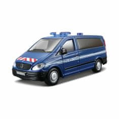 BBurago 1:50 Mercedes-Benz Vito kék - rendőrség