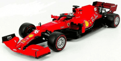 BBurago 1:43 Ferrari Racing F1 SF21 #16 Charles Leclerc + sisak, doboz
