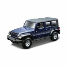 BBurago 1:32 Jeep Wrangler Unlimited Rubicon kék metál
