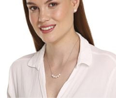 JwL Luxury Pearls Gyengéd ezüst nyaklánc valódi folyami gyöngyökkel JL0782