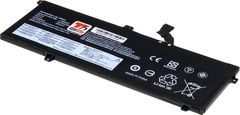 T6 power Akkumulátor Lenovo laptophoz, cikkszám: L18M6PD1, Li-Poly, 11,46 V, 4190 mAh (48 Wh), fekete