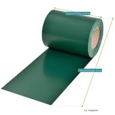 Juskys PVC védősáv 4 darab - zöld