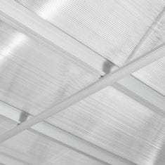 Juskys Alumínium tető ,,Borneo" 4x3m, fehér/átlátszó