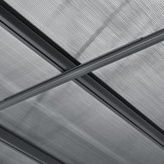 Juskys Alumínium tető ,,Borneo" 6x3m, sötétszürke