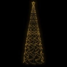 Greatstore kúp alakú karácsonyfa 1400 meleg fehér LED-del 160 x 500 cm