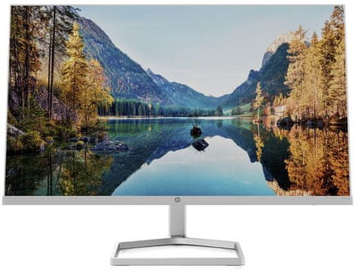 Irodai monitor HP M24fw (2D9K1AA) 24 hüvelyk képátlójú Full HD 1920 1080 IPS képernyő frissítési frekvencia kompatibilis fejlett technológia Alacsony kék fény villogásmentes