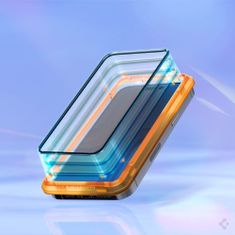 Spigen Alm Glass.Tr 2x üvegfólia iPhone 14 Pro, fekete