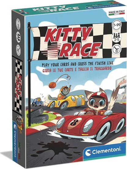 Clementoni Társasjáték Kitty Race - Macskaversenyek