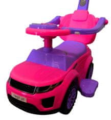 R-Sport Gyermek lökhárító autó J4 2in1 Rózsaszín