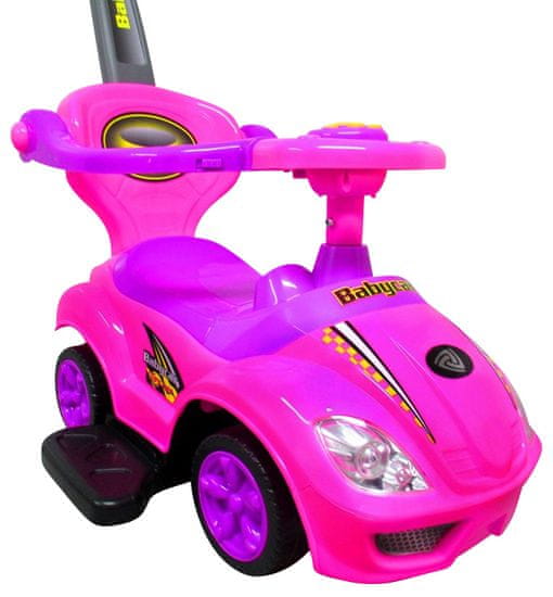 R-Sport Gyermek futóbicikli Auto J9 2 az 1-ben Rózsaszín