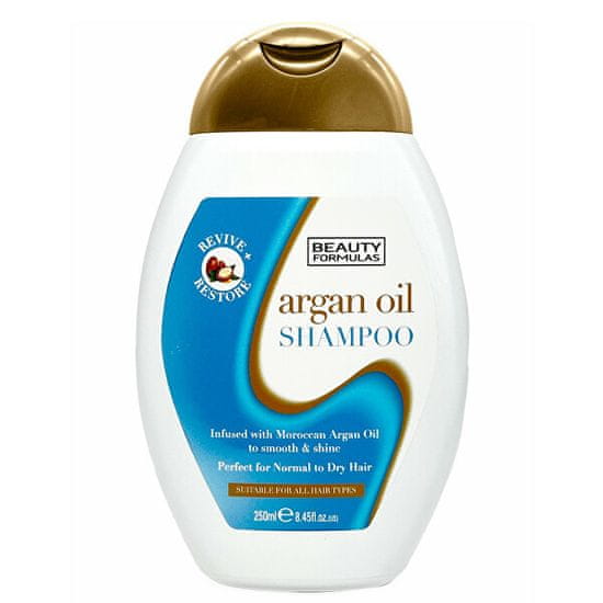 Beauty Formulas Argán olajos sampon normál és száraz hajra (Argan & Tsubaki Oils Shampoo) 250 ml