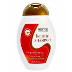 Beauty Formulas Keratinos sampon sérült hajra (Keratin Shampoo) 250 ml