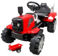 R-Sport Elektromos traktor pótkocsival C2 Piros