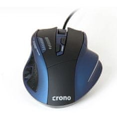 Crono CM638/Tűz/Lézer/Vezeték nélküli USB/Fekete-kék