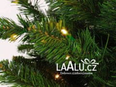 LAALU.cz Narnia 150 cm-es fél műkarácsonyfa SMART LED VILÁGÍTÁSSAL, állvánnyal